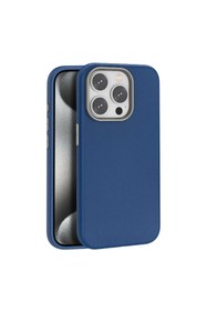 Resim artlab Art Joko İphone 15 Pro Max Kılıf Wonder Deri Magsafe Kapak - Lacivert Lab 