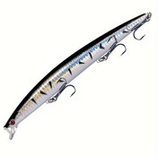 Resim 1 adet 18 cm / 24g Minnow Balıkçılık Cazibesi, Yapay Balıkçılık Krank Yemi, Plastik Sert Yem, Pike İçin Olta Takımı, Uzun Döküm Cazibesi 