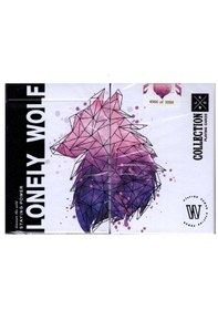 Resim Mpc Lonely Wolf Purple Bocopo Oyun Kağıdı İskambil Kartları 