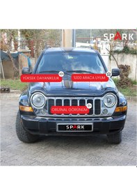 Resim Jeep Cherokee 2002-2008 Yıl Aralığı Uyumlu Kaput Rüzgarlığı 4mm Siyah 