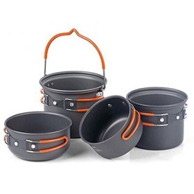 Resim Naturehike 4-1 Ultralight 2-3 Kişilik Kamp Yemek Pişirme Seti 