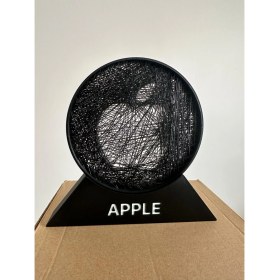 Resim Tükkan Dekorasyon Vektörel Apple Figürü 
