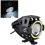 Resim Primepickings U7 10w 1000lm Cree Led Su Geçirmez Ip67 Far Işığı Melek Gözlü Işık Motosiklet/suv, Dc 12v Yüksek Güçlü Performanslı 