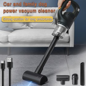 Resim DYFDYF 1 Adet El Tipi Elektrikli Süpürge - Şarj Edilebilir Kablosuz Mini Vakum, USB Şarjı ile, 1800mAh Lityum Pil, Güçlü Emiş, Araba, Ev ve Ofis Temizliği için Taşınabilir, Derz Aracı, Fırça Ucu ve Esnek Hortum Dahil, Araç Temizleme Aracı | Ergonomik Vakum | Güçlü Emiş, Araç Elektrikli Süpürgesi 