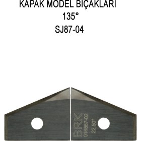 Resim Brk 135 Derece Kapak Model Jilet (Ham Mdf ) 