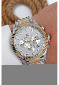 Resim Bigotti Erkek Kol Saati Tüm Fonksiyonlar Aktif Gümüş-altın Sdb001 Gümüş - Altın 