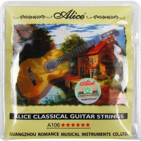 Resim Alice A-106 Tam Set Klasik Gitar Teli Takımı-Pena 