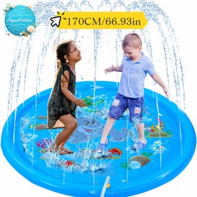 Resim 170cm Dev Delfin Sıçrama Matı - 3-5 Yaş Aralığı İçin Yükseltilmiş Kalınlaştırılmış PVC Sprey Matı, Erkek ve Kız Çocukları İçin Açık Hava Yaz Suyu Oyuncakları, Çim Güvenli Oyun Matı, Canlı Su Teması ve Sıçrama Tasarımı, Su Oyun Matı, Eğlenceli Tasarım, Dayanıklı Oyun Yüzeyi 