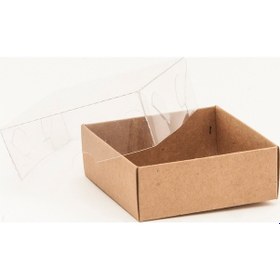 Resim Asetat Kapaklı Karton Kutu 12X12X3 50 Adet Kraft N11.9083 