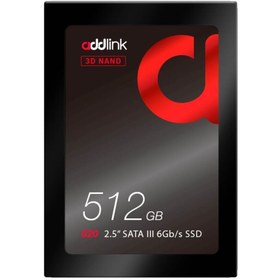 Resim ADDLINK 512GB 500-450 MB/s 2.5” SATA III 6Gb/s SSD AD512GBS20S3S 