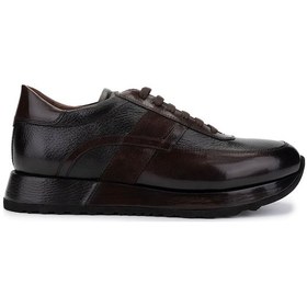 Resim Tamer Tanca Erkek Hakiki Deri Kahverengi Sneakers & Spor Ayakkabı 477 49482 Erk Ayk Y25 Kahve Kahve 