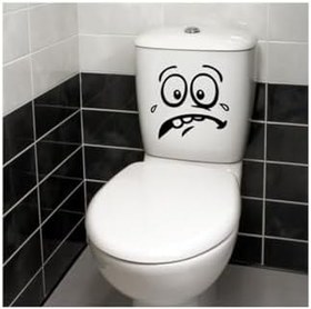 Resim TSC Wc Klozet için Endişeli Sticker Yapıştırma Model1 