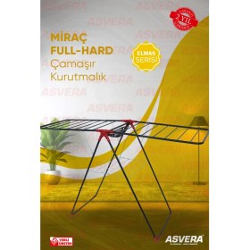 Resim Özbience Elmas Serisi Miraç Full-Hard Borulu Çamaşır Kurutmalık 