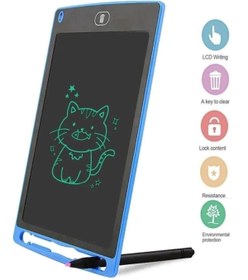 Resim bizimevde 8.5 Inç Lcd Digital Çocuk Yazı Çizim Tableti - Turkuaz 