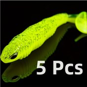 Resim 10 adet Luminous Yumuşak Silikon Balık Yemi, 2.95 inç/7.5 cm, Gerçekçi PVC Yem, Kurşunsuz, Balıkçılık Deneyiminizi Geliştirmek İçin 