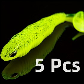 Resim 10 adet Luminous Yumuşak Silikon Balık Yemi, 2.95 inç/7.5 cm, Gerçekçi PVC Yem, Kurşunsuz, Balıkçılık Deneyiminizi Geliştirmek İçin 