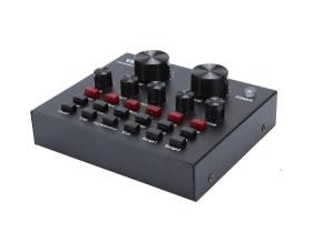 Resim Shineyee V8 Canlı Yayın Ses Kartı - Bulut Ses Efektleri, K Ve Mikrofon Ses Ayarı, Usb Bilgisayar/mobil Uyumlu Diğer 