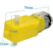 Resim ARDUİNO ROBOT SMART CAR 3-6V DC MOTOR (AU185) 