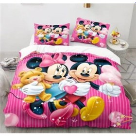 Resim Miki 3d Çocuk Nevresim Takımı 160 240 Cm Antibakteriyel Organik 