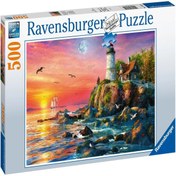 Resim Ravensburger 500 Parça Puzzle Deniz Feneri 165810 
