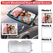 Resim Araba Güneşliği Ön Cam Çift Alüminyum Folyo Güneşliği Pencere Güneşliği,jwcwsq 