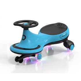 Resim KidsnJoy Ridenjoy Swing Car - Blue - Blue 