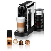 Resim Nespresso D145 Citiz Platinum Bundle Espresso Kahve Makinesi, Titan + Süt Köpürtücü 