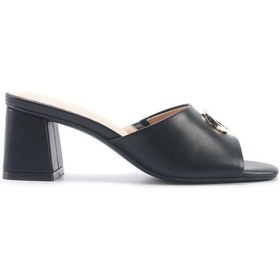 Resim Nine West Nacell 5fx Siyah Kadın Topuklu Terlik 000000000101929070 Siyah 