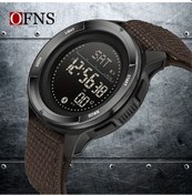 Resim Cloud011 Ofns Kahverengi Erkek Spor Saati Adımsayar Pusula Alarm Kronometre Dayanıklı Diğer 