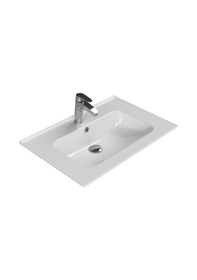Resim Cerastyle Turkuaz Blue Etajerli Lavabo 70*47CM 