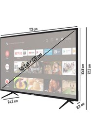 Resim Telefunken 50ua9000bx 50"-127cm Ultrahd Google Androıd Wifi Bt Led Tv 