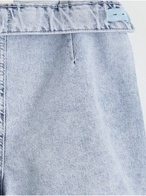 Resim LC Waikiki LCW Kids Taşlı Kız Çocuk Jean Şort Etek 
