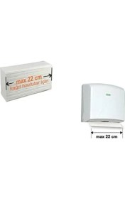 Resim K2B Z Katlı Kağıt Havlu Dispenseri Siyah 