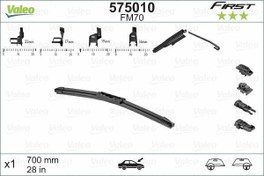 Resim ÖN SİLECEK SÜPÜRGESİ SILENCIO FLAT ASTRA K 15 -C4-COUPE B5 04 P307 CC T5 03-05 700 mm 