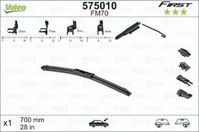 Resim ÖN SİLECEK SÜPÜRGESİ SILENCIO FLAT ASTRA K 15 -C4-COUPE B5 04 P307 CC T5 03-05 700 mm 