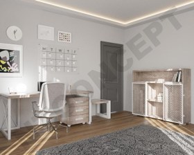 Resim Ntconcept Well Çalışma Odası Takımı Ahşap 75 x 120 cm Açık Ceviz 