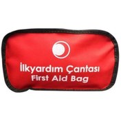 Resim Tekreyonda Ilk Yardım Çantası Dolu Içerik Acil Yardım Çantası 