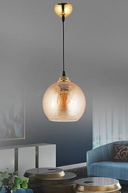 Resim Nisa Luce Çatlatma Cam Sarkıt - Bal (Bal) 