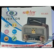 Resim Everton RT-825 Bluetooth-USB-Sd-Fm Kumandalı Nostaljik Radyo 