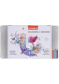 Resim Bruynzeel Coloring & Drawing Kuru Boya Kalemi Boya Ve Çizim Seti 70 Parça Görsel Rengi 