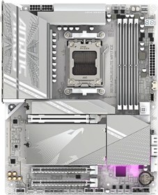 Resim Gigabyte X870e Aorus Elıte Wıfı7 Ice 8200mhz Oc Ddr5 M.2 Am5 Atx Anakart 