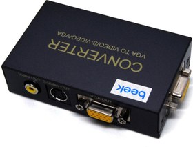 Resim VGA Video Sinyal Çevirici PC to TV Converter 