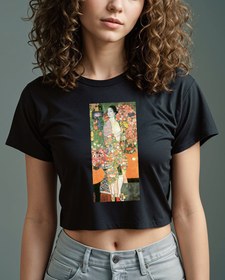 Resim Klimt’in Dansçısı Crop Tişört 