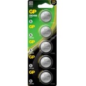 Resim GP 5'li CR2450 3V Lityum Düğme Pil (GPCR2450-C5) 