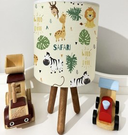 Resim dekomingo SAFARİ DESENLİ BEBEK VE ÇOCUK ODASI 