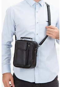 Resim Adelina Bags Siyah Çelik Kasalı Telefon Bölmeli El Ve Omuz Çantası Ve Kartlık 