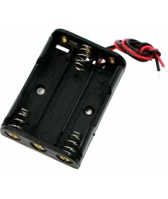 Resim Fano Elektronik 2'li IC-233D Pil Yuvası Yan Yana 3'lü ( AA ) 