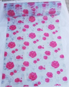 Resim ŞEFFAF DESENLİ 100cm x 100cm MASA ÖRTÜSÜ 1.7mm KALIN PVC KAYMAZ MASA ÖRTÜSÜ 