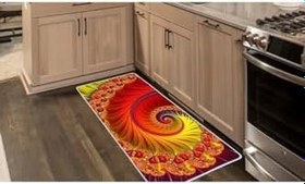 Resim Colorix Carpet Kaymaz Taban Tezgah Önü Mutfak Paspası 75x150 Cm No: 323 