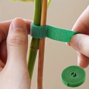 Resim 3 Metre Yeniden Kullanılabilir Bahçe Bitki Bağlama Bandı - Ayarlanabilir, Güçlü Destek İç/Dış Mekan Bahçeciliği İçin, Domates Sarmaları & Daha Fazlası İçin İdeal, Kalın Tasarım, Yaratıcı Hediye Fikri 